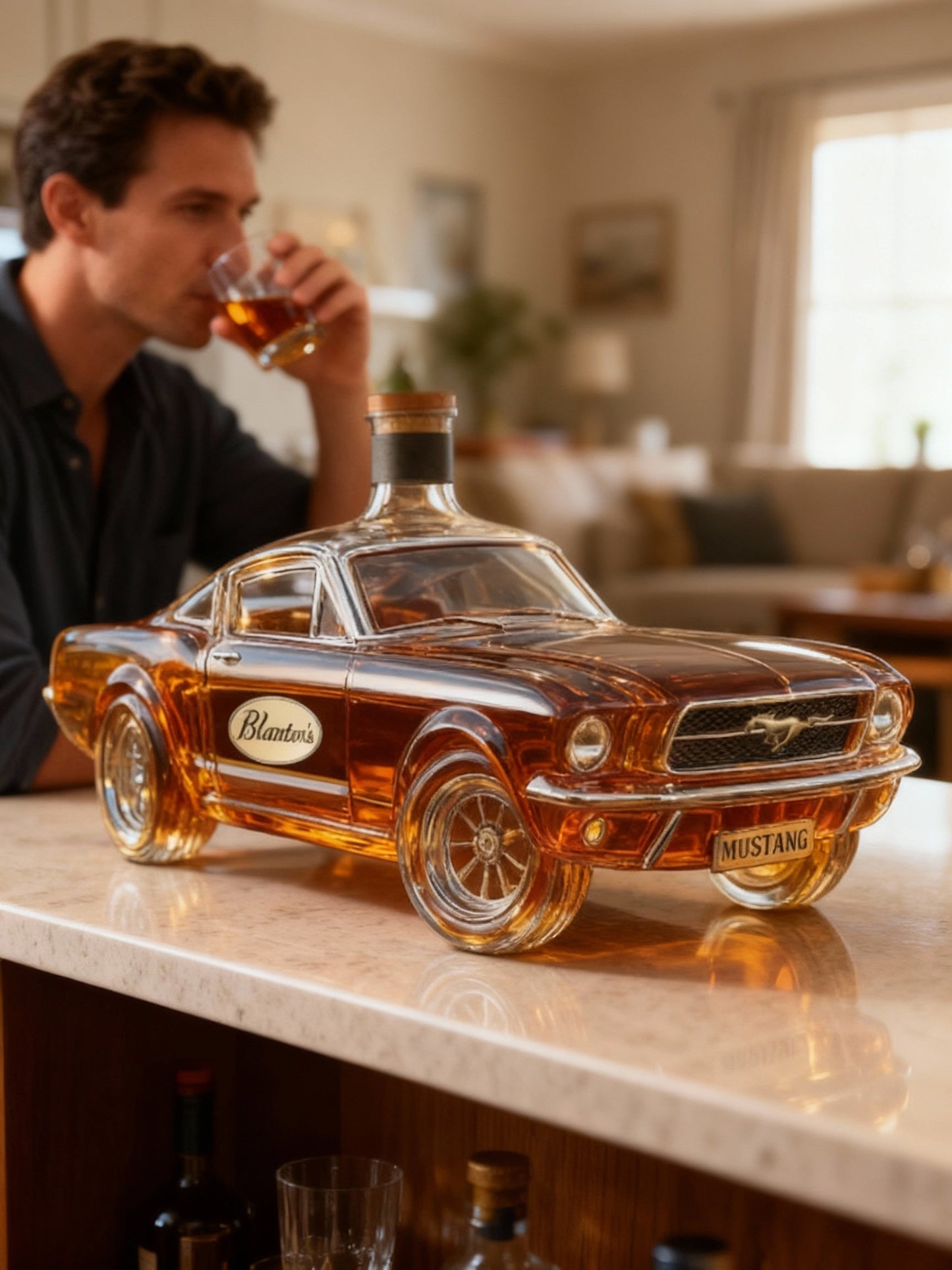 VierraSol | Decantador de Whisky en Forma de Coche Mustang