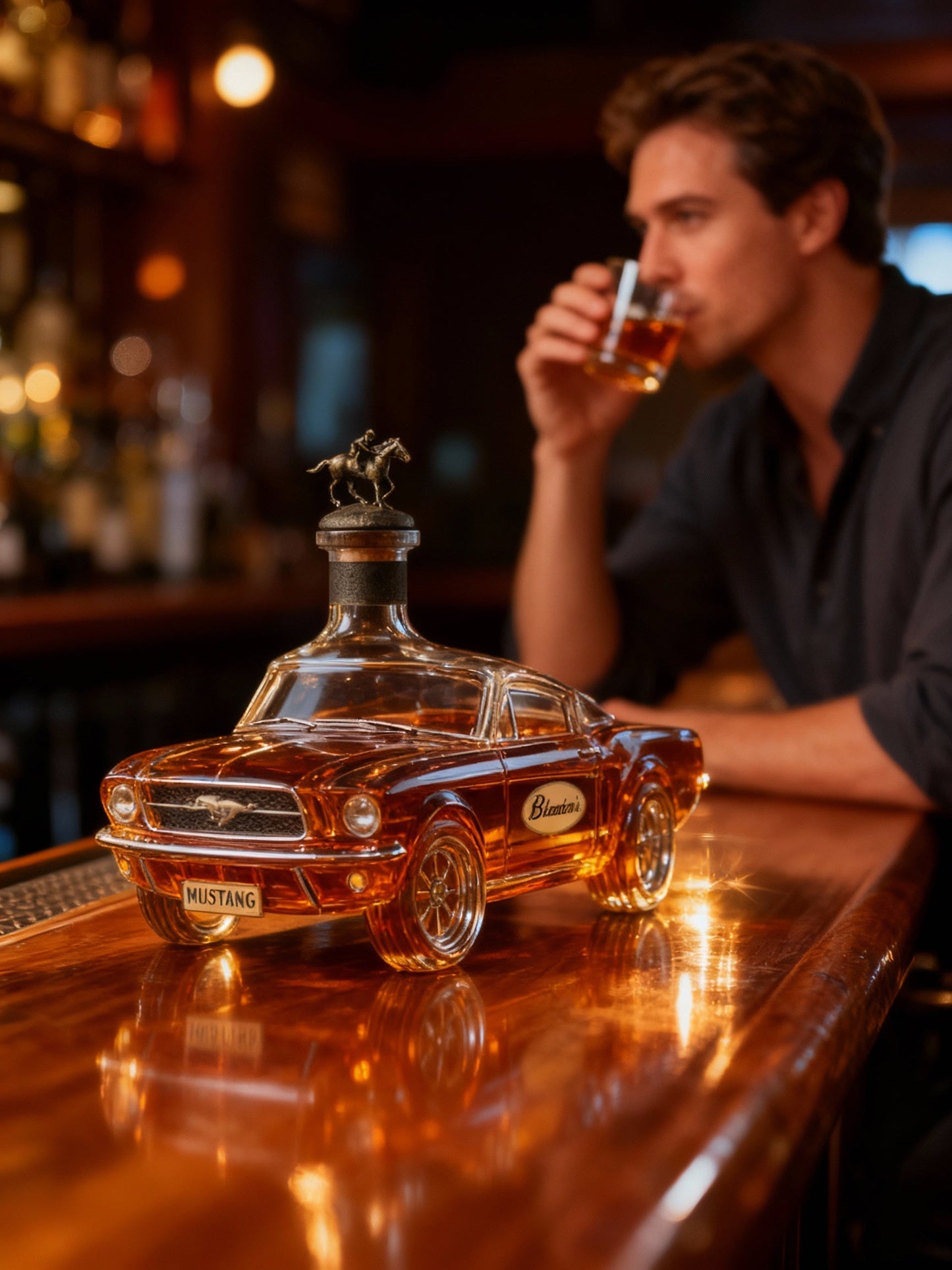 VierraSol | Decantador de Whisky en Forma de Coche Mustang