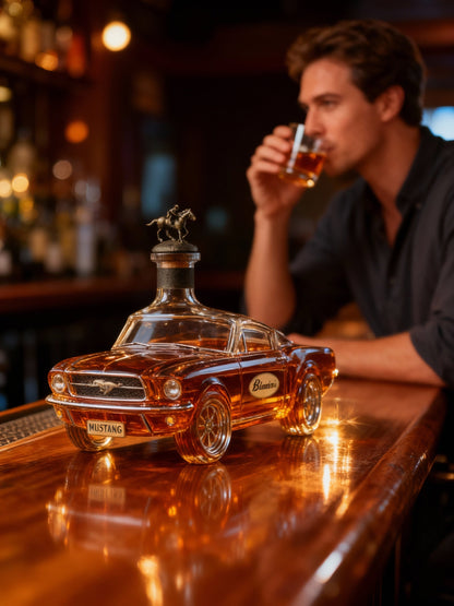 VierraSol | Decantador de Whisky en Forma de Coche Mustang