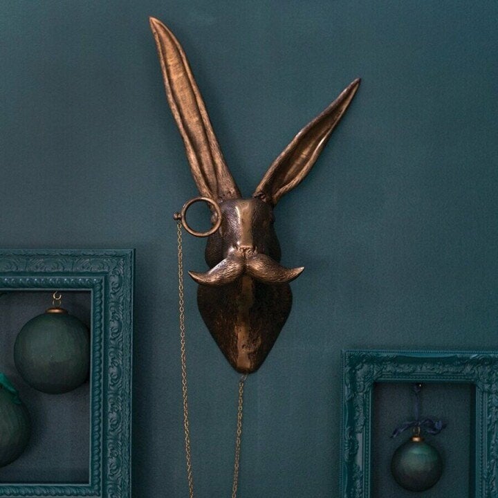 VierraSol | Decoración de Pared con Cabeza de Animal Única para el Hogar