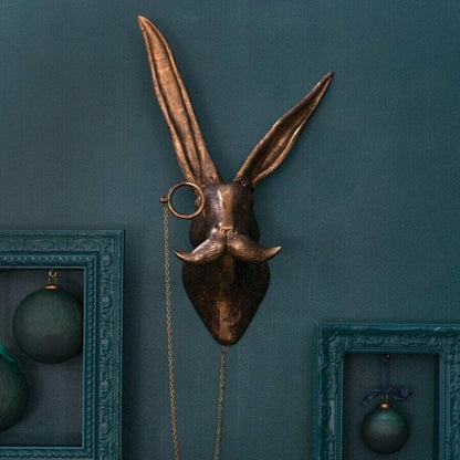 VierraSol | Decoración de Pared con Cabeza de Animal Única para el Hogar