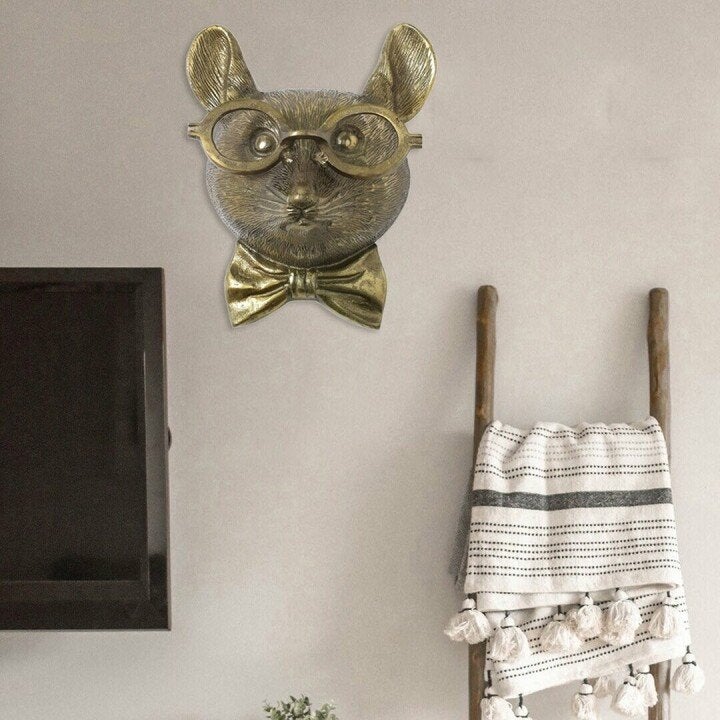 VierraSol | Decoración de Pared con Cabeza de Animal Única para el Hogar