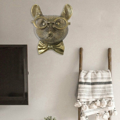 VierraSol | Decoración de Pared con Cabeza de Animal Única para el Hogar