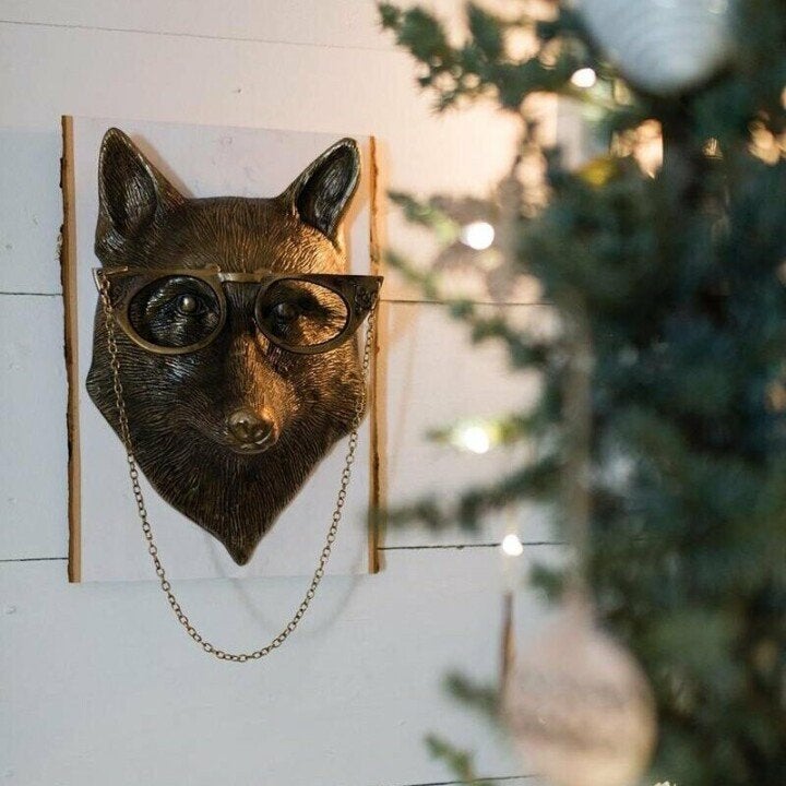 VierraSol | Decoración de Pared con Cabeza de Animal Única para el Hogar