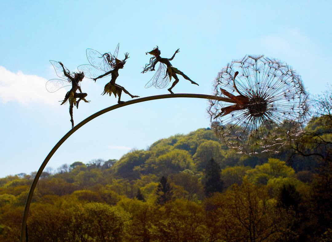 VierraSol | Decoración Perfecta para Jardines de Cuento de Hadas - Los Espíritus Traviesos Están Bailando