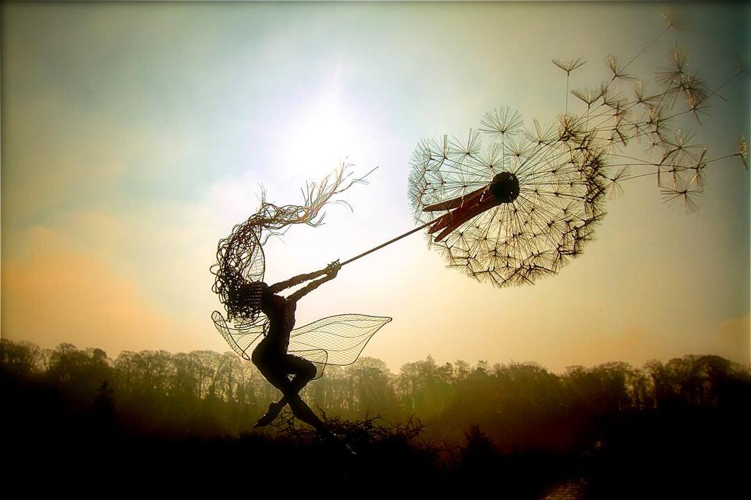 VierraSol | Decoración Perfecta para Jardines de Cuento de Hadas - Los Espíritus Traviesos Están Bailando