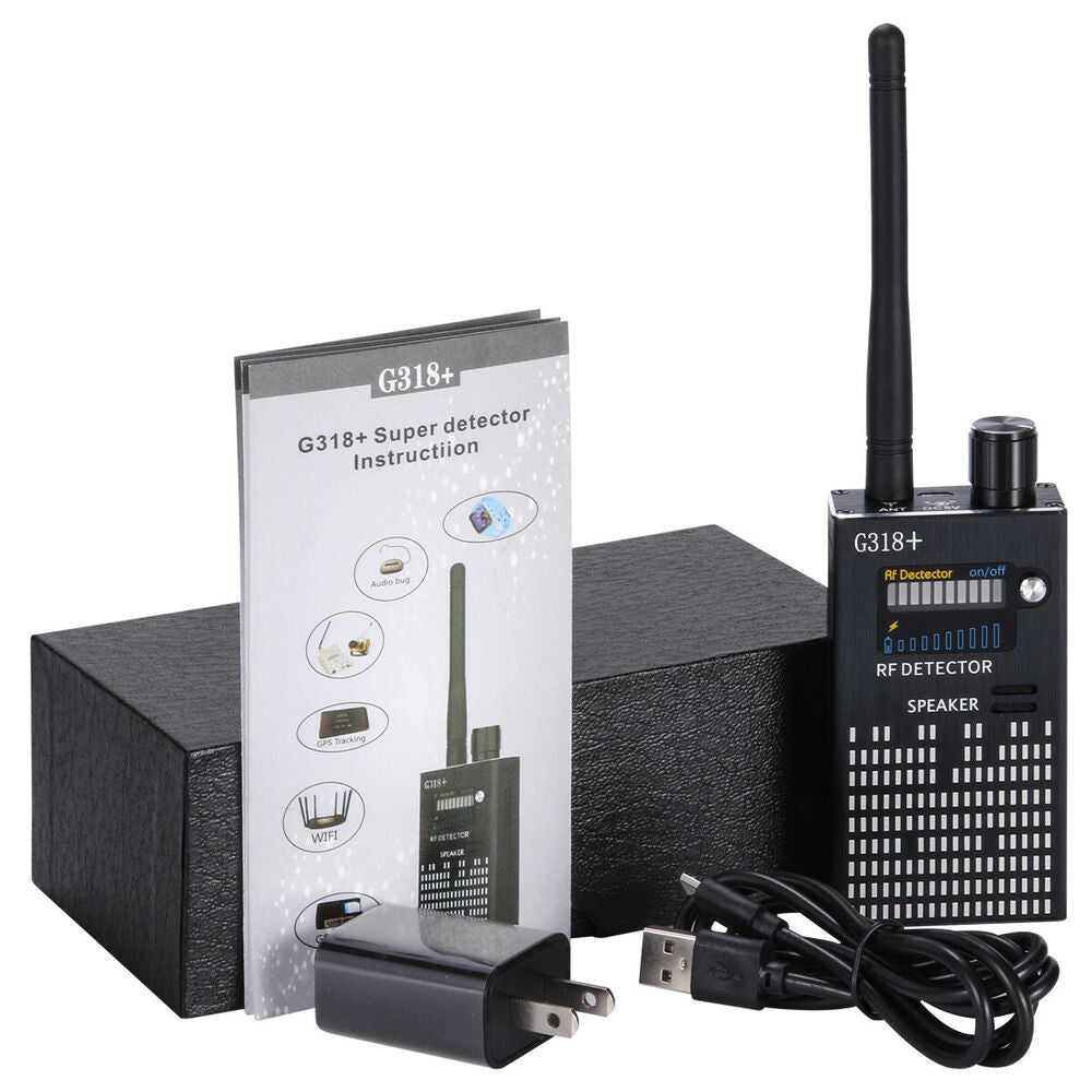 VierraSol | Detector de Señales Espía, Detector RF, Cámara Oculta, Lente Láser, Buscador de Dispositivos GSM-GPS