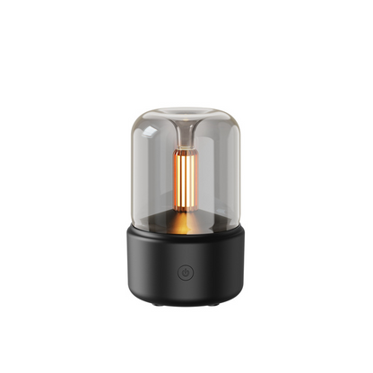 VierraSol | Difusor de Aroma con Luz Nocturna | Diseño Ambiental de Luz de Vela