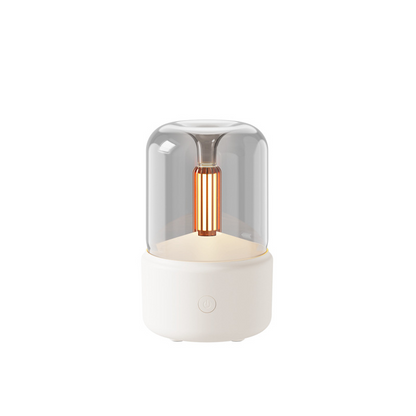 VierraSol | Difusor de Aroma con Luz Nocturna | Diseño Ambiental de Luz de Vela