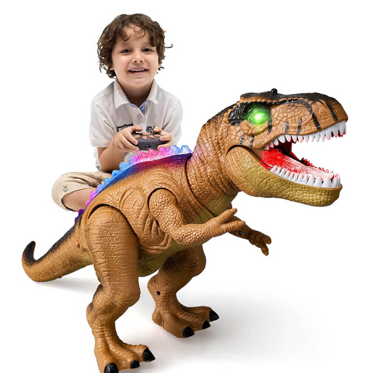VierraSol | DinoAventura – Juguete de Dinosaurio a Control Remoto con Luz y Sonido