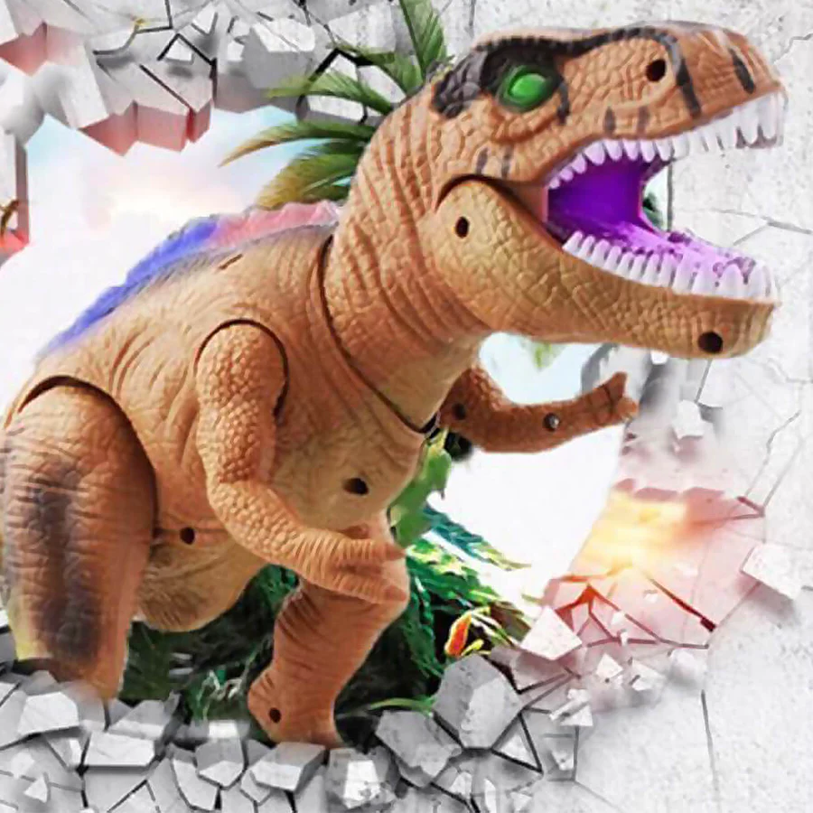 VierraSol | DinoAventura – Juguete de Dinosaurio a Control Remoto con Luz y Sonido