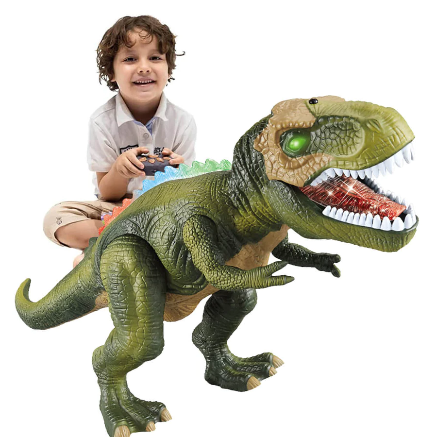 VierraSol | DinoAventura – Juguete de Dinosaurio a Control Remoto con Luz y Sonido
