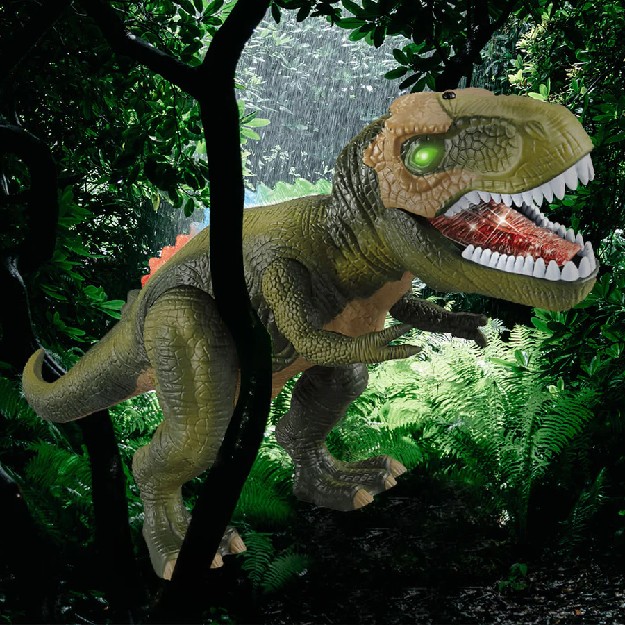 VierraSol | DinoAventura – Juguete de Dinosaurio a Control Remoto con Luz y Sonido