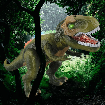 VierraSol | DinoAventura – Juguete de Dinosaurio a Control Remoto con Luz y Sonido