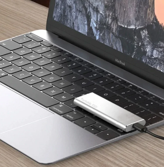VierraSol | Disco Duro Externo Portátil USB-C de 4TB para PC y Mac