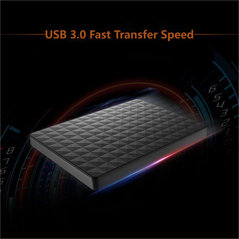 VierraSol | Disco Duro Portátil - Diseño Texturizado, USB 3.0
