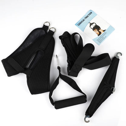 VierraSol | Dispositivo Ajustable para Estiramiento del Cuello para Alivio del Dolor Cervical