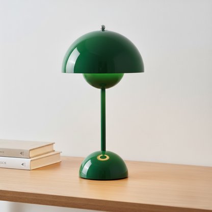 VierraSol | Dorsø Pillam | Lámpara de Mesa de Diseño Escandinavo | Regulable y Moderna (H 29.5cm)