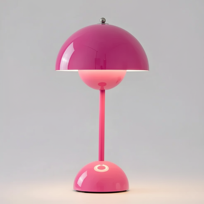 VierraSol | Dorsø Pillam | Lámpara de Mesa de Diseño Escandinavo | Regulable y Moderna (H 29.5cm)