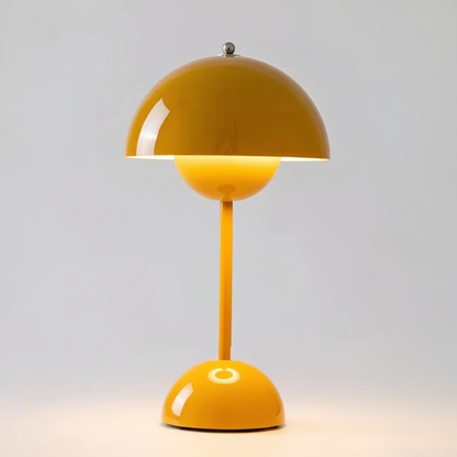 VierraSol | Dorsø Pillam | Lámpara de Mesa de Diseño Escandinavo | Regulable y Moderna (H 29.5cm)