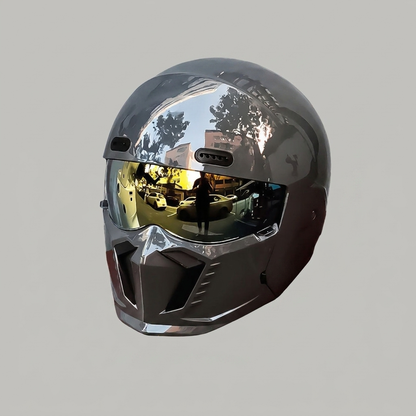 VierraSol | DOT ECE Casco Integral de Motocicleta con Protector de Barbilla Integrado