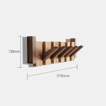 VierraSol | Elegante Perchero de Madera para Colgar Ropa en el Piano