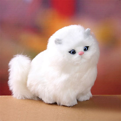 VierraSol | Encantador, eléctrico, juguete interactivo de peluche en forma de gatito