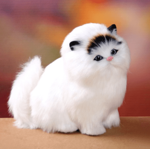 VierraSol | Encantador, eléctrico, juguete interactivo de peluche en forma de gatito