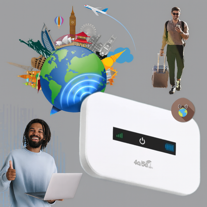 VierraSol | Enrutador Wi-Fi Móvil 4G/5G con Hotspot