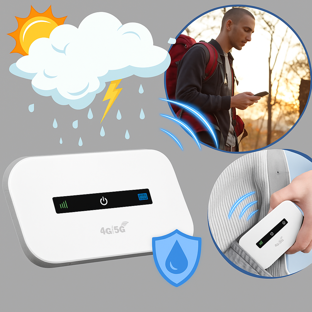 VierraSol | Enrutador Wi-Fi Móvil 4G/5G con Hotspot