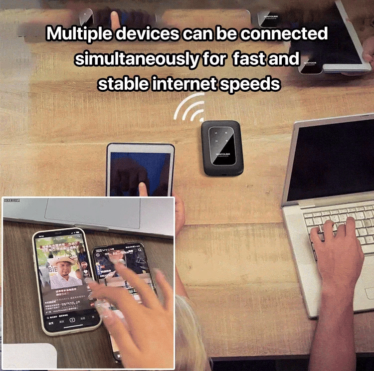 VierraSol | Enrutador WiFi Portátil 5G – Punto de Acceso Inalámbrico Móvil de Alta Velocidad