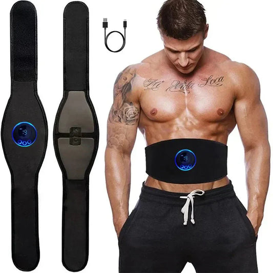 VierraSol | Entrenador de Abs EMS – Estimulador de Músculos Abdominales de 19 Niveles para Fortalecimiento del Core