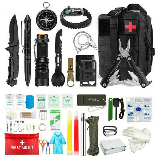 VierraSol | Equipo de Kit de Supervivencia de Emergencia | Senderismo, Camping, Herramientas SOS