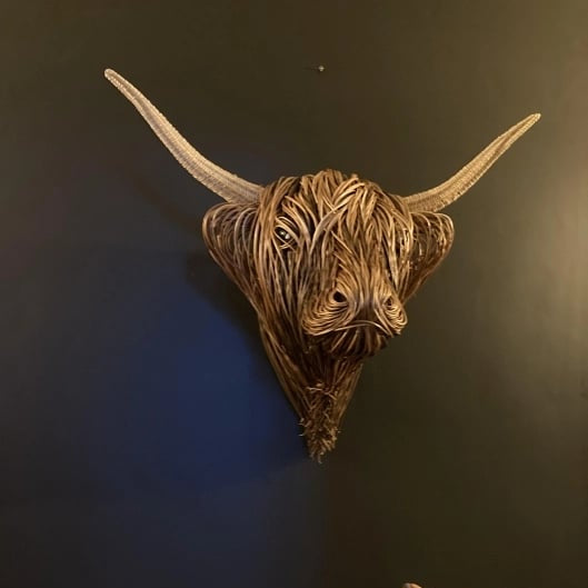 VierraSol | Escultura de Pared de Vaca – Bowie