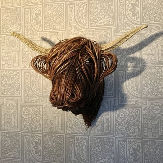 VierraSol | Escultura de Pared de Vaca – Bowie
