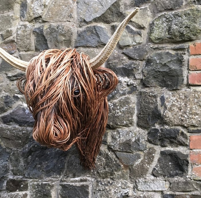 VierraSol | Escultura de Pared de Vaca – Bowie