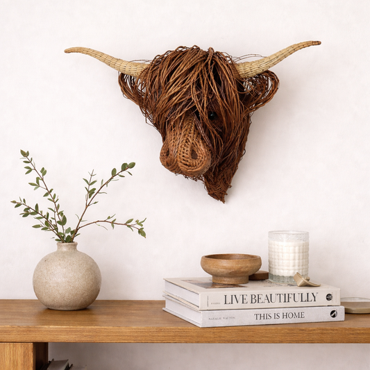 VierraSol | Escultura de Pared de Vaca – Bowie
