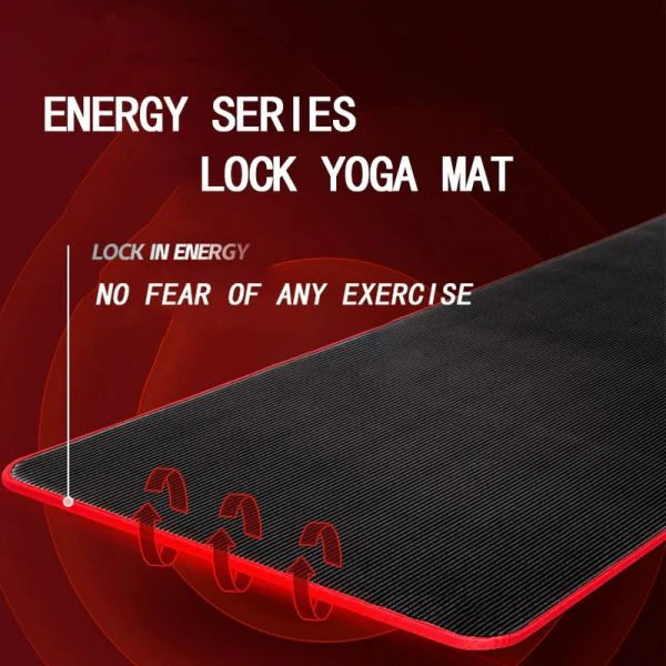 VierraSol | Esteras de Fitness para Hombres, Esteras de Yoga de Alta Densidad, Esteras Antideslizantes para Gimnasio y Hogar