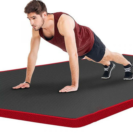 VierraSol | Esteras de Fitness para Hombres, Esteras de Yoga de Alta Densidad, Esteras Antideslizantes para Gimnasio y Hogar