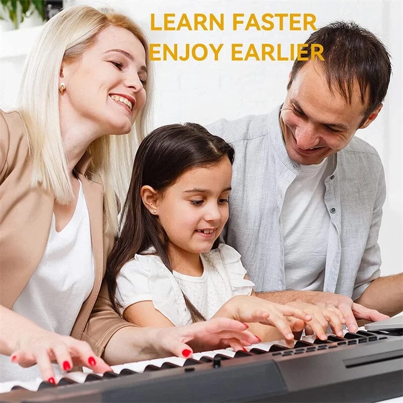 VierraSol | Etiquetas de Notas para Teclado de Piano Removibles