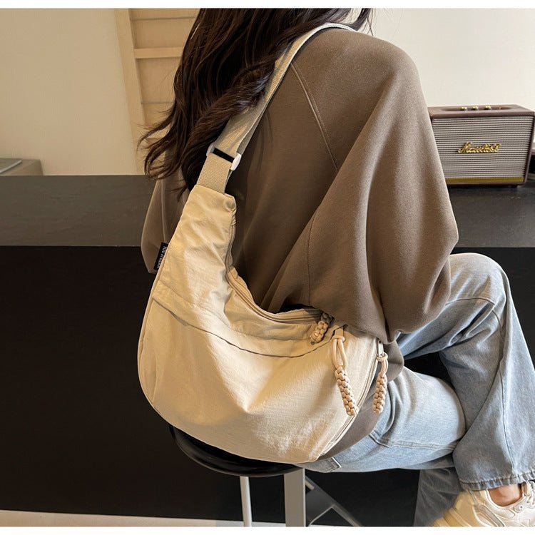 VierraSol | EVERCARRY – Bolsa de hombro de nylon con compartimentos inteligentes para el uso diario