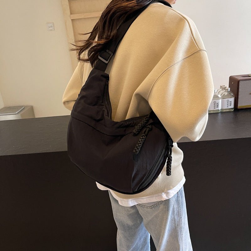 VierraSol | EVERCARRY – Bolsa de hombro de nylon con compartimentos inteligentes para el uso diario