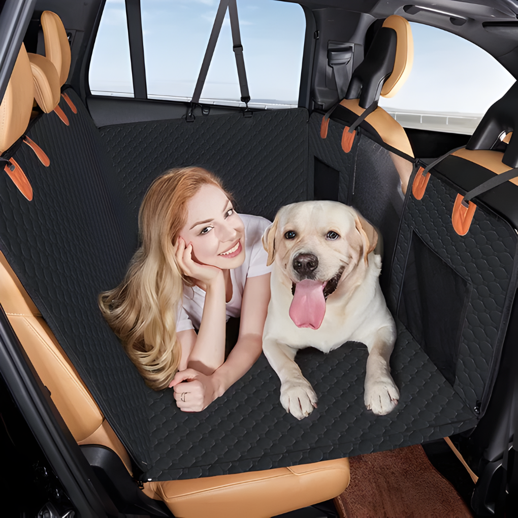 VierraSol | Extensor de Asiento para Perros con Patrón Acolchado y Base Antideslizante