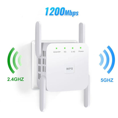 VierraSol | Extensor de WiFi de Doble Banda - Acelerador de Señal 5G y 2.4GHz
