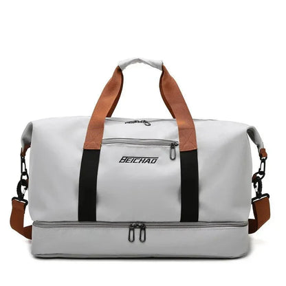 VierraSol | FITVOY DUFFEL – Bolsa de Gimnasio y Viaje Ligera con Compartimento para Zapatos y Separación Húmedo-Seco