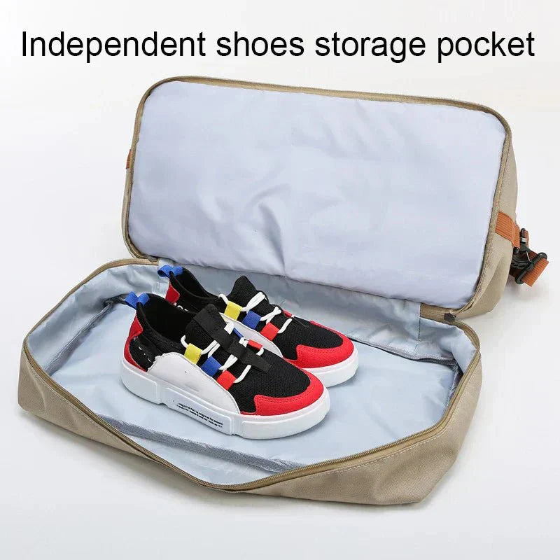VierraSol | FITVOY DUFFEL – Bolsa de Gimnasio y Viaje Ligera con Compartimento para Zapatos y Separación Húmedo-Seco