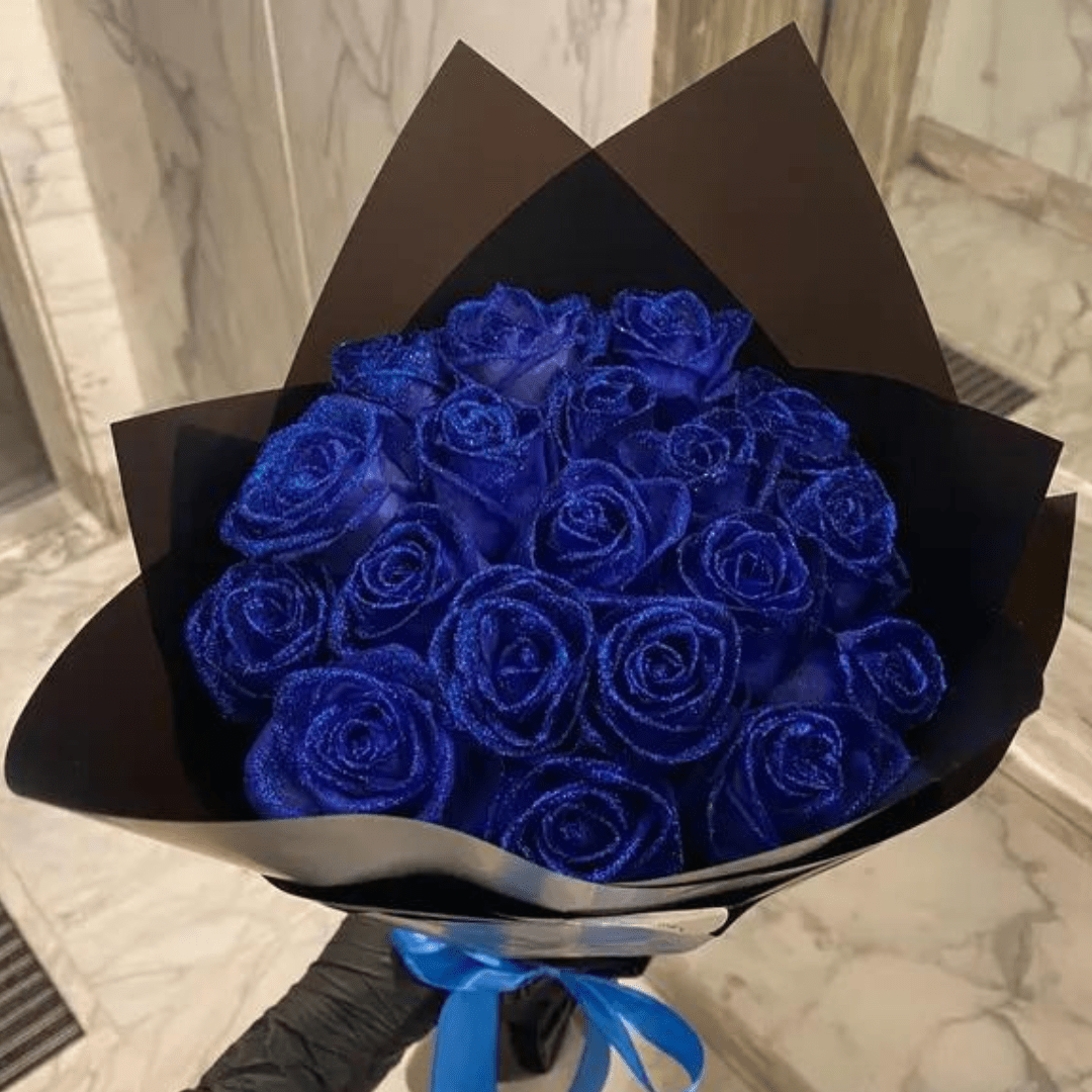 VierraSol | Fleurion Rosa Brillante Eterna | rosa real preservada con brillo para regalos románticos y decoración del hogar