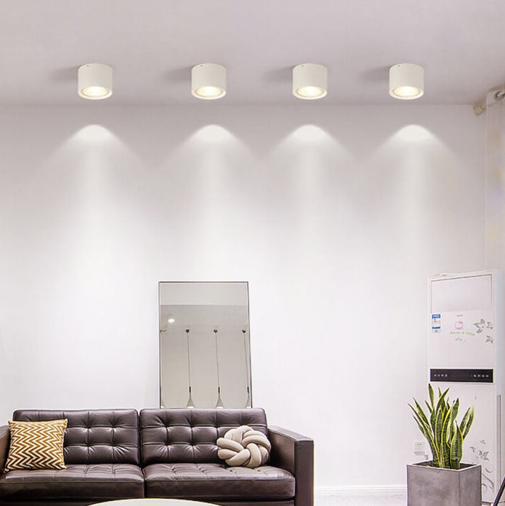 VierraSol | Foco de Techo LED Cilíndrico | Diseño de Foco Ajustable