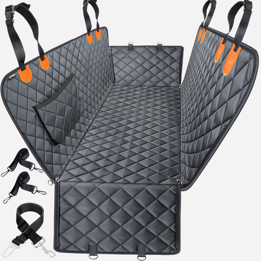 VierraSol | Funda de Asiento de Coche para Perros Impermeable y Acolchada