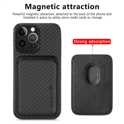 VierraSol | Funda de Cartera MagSafe | Soporte Magnético para Tarjetas de iPhone | Diseño Delgado